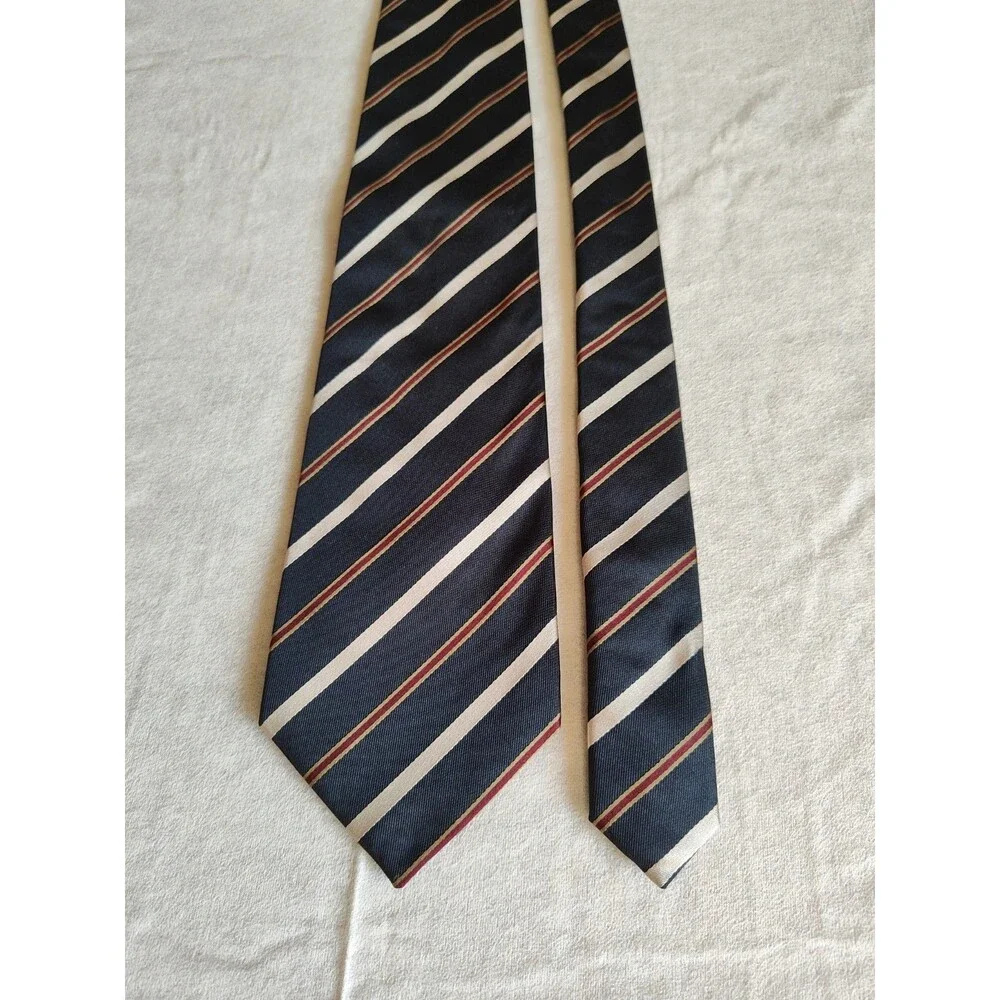 Banana Republic Tie Mens Silk Repp Tie 100% Silk Very Good Condition